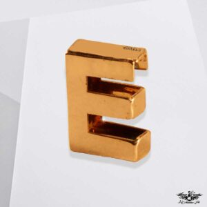 آویز سه بعدی حرف E