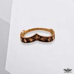 انگشتر سیاه قلم مینی طلا www.minitala.com
