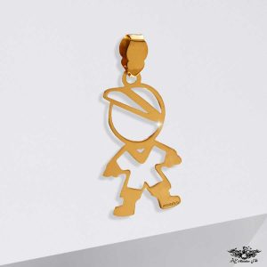 www.minitala.com آویز پسرک مینی طلا