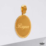 پلاک اسم رایان مینی طلا www.minitala.com