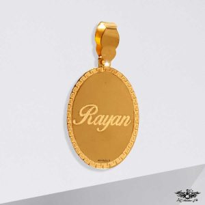 پلاک اسم رایان مینی طلا www.minitala.com
