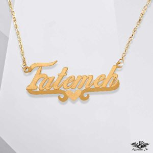 گردنبند اسم فاطمه مینی طلا