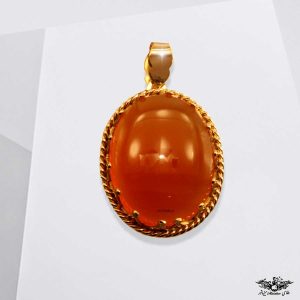 آویز سنگ مینی طلا
