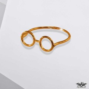 انگشتر مینیمال عینک