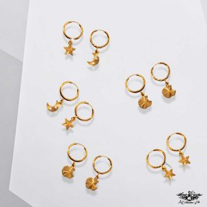 گوشواره اپل مینی طلا
